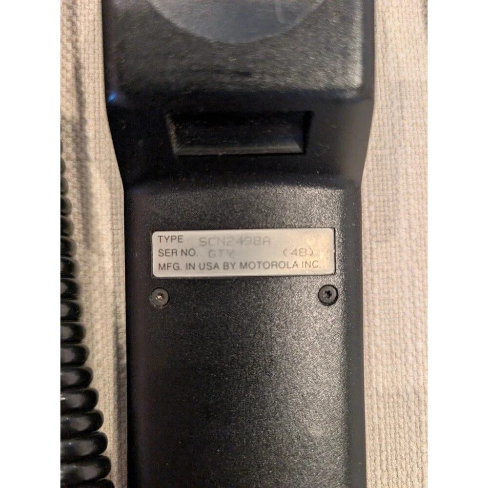 Motorola Vintage Cellular Car Phone S3784A Cellular One w/ Handset & Case – Part